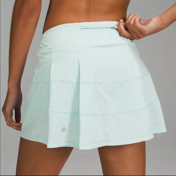 🌿LULULEMON PACE RIVAL SKIRT/SKORT TALL-DELICATE MINT-8🌿 - Picture 9 of 13